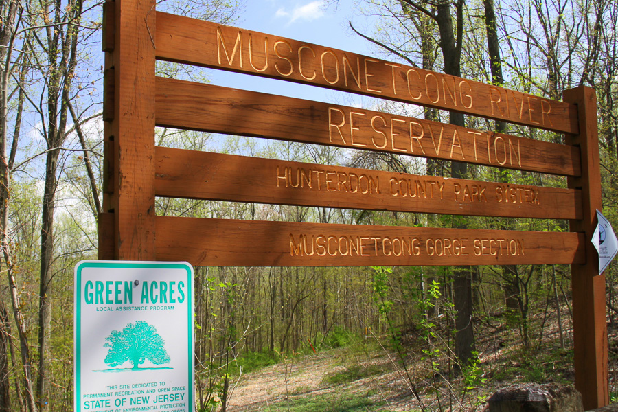 musconetcong gorge sign